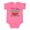Hot Pink, variant on One in a Melon Watermelon Graphic Boys or Girls Baby Bodysuit