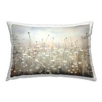 Stupell Industries Neutral Meadow Abstraction Decorative Printed Throw Pillow, 14 x 20