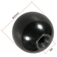 thumbnail image 3 of Uxcell M5 Rosca hembra 20mm Diámetro Perilla de máquina de plástico negra 12 Paquete, 3 of 5