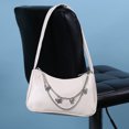 thumbnail image 1 of Bolsa Moda mujer mariposa cadena PU axila bolso Casual pequeño bolso (beige) JShteea Para Estrenar, 1 of 9