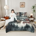 thumbnail image 4 of Castle Fairy Children Teenagers Animal Wolf Bedding Comforter Set 2pcs,Vintage American Flag Twin Comforter Sets Microfiber,Smooky Jungle Wildlife Breathable Bedding Set,Breathable Home Decor, 4 of 8