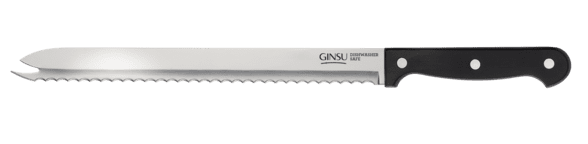 Ginsu Kiso Dishwasher Safe Original Slicer, Serrated Stainless Steel