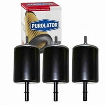 3 pc Purolator F64816 Fuel Filters for 043-0929 33316 52005131 58052 86316 95316 ALG-195 CH18 F64816P FE-297 FF748 FGI-39A G6393 G7399 G7399DP GF-952 GF173 GF178 GF693 GG-99 MF 1046 PF7399 PFB64816