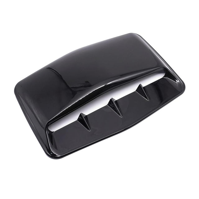 Cubierta universal para ventilación de capó de coche, compatible con accesorios de modificación. Negro
