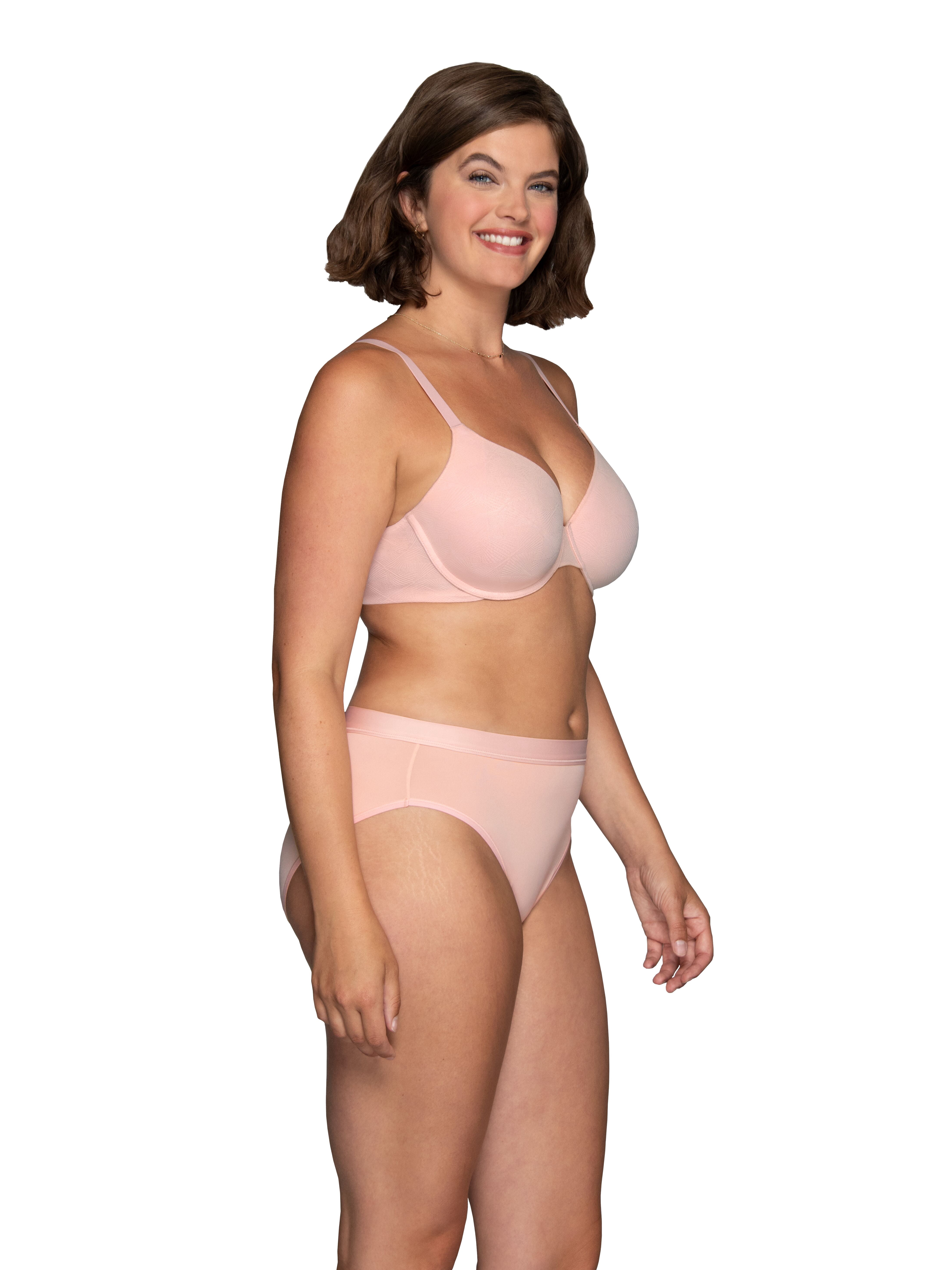 Vanity Fair Lingerie Women's Breathable Luxe Underwire Bra, Side Support, Lightweight Comfort, Style 75223
