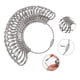 thumbnail image 2 of Kit de básculas de medida, herramientas para medir diámetros de anillos, calibre de dedo, herramientas de dimensionamiento de joyas, tamaños, 2 of 5
