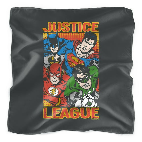 Justice League Hero Mashup Bandana (21 in x 21 in)