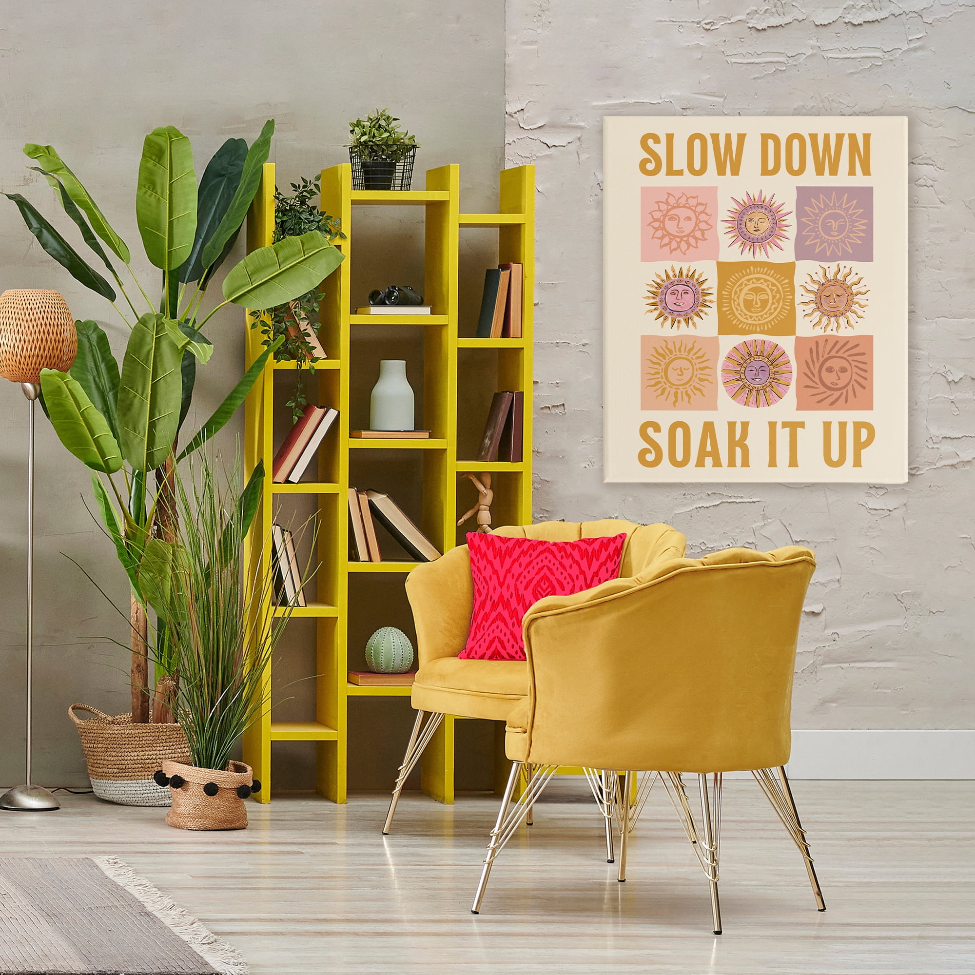 Stupell Industries Slow Down Soak It Up Canvas Wall Art, design by Two If By Sea Studios