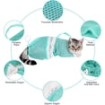 thumbnail image 2 of Cat Bathing Bag - Adjustable Cat Washing Net Anti-bite & Anti-Scratch Cat Shower Restraint Bag, Breathable Mesh Cat Grooming Bag for Bath, Nail Trimming & Injection, 2 of 7