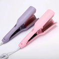 thumbnail image 1 of French Wave Curling Iron Wand for Romantic Beachy Curls, Adjustable Temperature Egg Roll Hair Styler, 1 of 1