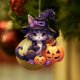 thumbnail image 4 of Nueva Decoración Navideña Gato Navideño Serie Navideña Colgante Para Árbol De Navidad Colgante Acrílico Para Coche, 4 of 6