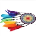 thumbnail image 6 of Colorful Rainbow Dream Catcher, Colorful Feather Dream Catchers for Bedroom Adult, Large Dream Catchers for Wall Hanging, Dream Catcher for Home Decorations Gift, 6 of 7
