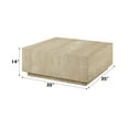thumbnail image 2 of Miekor Furniture Deon Beige Travertine Coffee Table 6345, 2 of 5