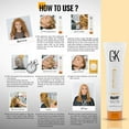thumbnail image 2 of GK Hair Smoothing Keratin Treatment, 3.4 Fl Oz/100ml - Professional Blowout for Silky Smooth & Frizz Free Hair, 2 of 9