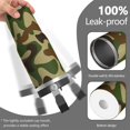 thumbnail image 3 of 30oz Tumbler with Swivel Handle, Vacuum Insulated Stainless Steel Travel Mug with 2-in-1 Straw Lid, Camo Print, 3 of 6