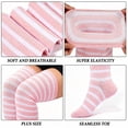 thumbnail image 4 of DOVACKA Plus Size Thigh High Socks for Women, Extra Long Knit Cotton Striped Over Knee Leg Warmers, Breathable Stretchy, Great for Halloween Costume & Cool Weather, 4 of 6