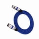 thumbnail image 1 of Cable De Micrófono De Equilibrio, Cable Divisor De Micrófono De Fuerte Resistencia A La Tracción, Enchufe Macho A Hembra Red De Tejido De Nailon Para Mezclador Para Amplificador, 1 of 7