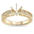 thumbnail image 1 of Gold 1/4ct Diamond Engagement Semi Mount Ring Setting, 1 of 4