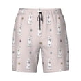 thumbnail image 4 of Lsque Mens Swim Trunks Cute Poodle Dog Pattern - Bathing Suit Compression Liner - Beach Swim Shorts Swimwear - (S-3XL) - Stretch Quick Dry -3X-Large, 4 of 9