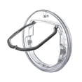 thumbnail image 4 of Puerta para gatos, suministros para mascotas, transparente, resistente a intemperie, con cierre de 4 vías para gatitos, cachorros, puerta para, 4 of 8