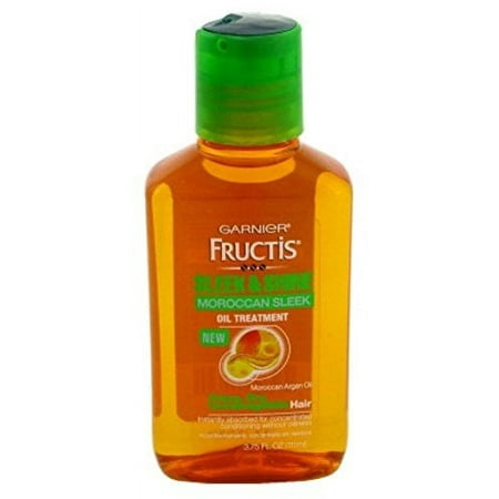 Garnier Fructis Sleek & Shine Moroccan Sleek Oil Treatment Frizzy Dry Hair (Pack of 2)