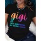 thumbnail image 1 of Casual Crew Neck T-Shirt with Gigi Alphabet Print, Knit Fabric, Elastane, All Season Comfort Fit Tee Tee For Adult, Men, Women, Teen, Teenager, Adolescent, Youth, 1 of 6