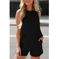 thumbnail image 5 of Comfortable Two-Piece Set: Sleeveless Top and Pocketed Shorts, 5 of 12