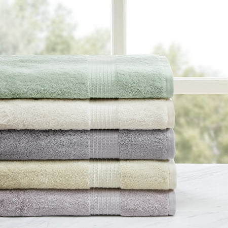 Home Essence Organic 6 Piece 100 Percent Cotton Towel