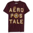 thumbnail image 1 of Playera gráfica con Logo de escudo Aeropostale para hombre rojo extragrande, 1 of 1