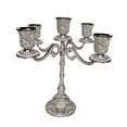 thumbnail image 4 of Candelabro de decoración Zulema Candelabro banquete de boda 5 plata, 4 of 7