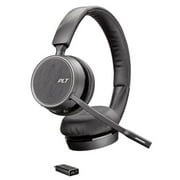 Plantronics Voyager 4220 UC Duo Headset (USB-C) Connects to Cellphone & Computer