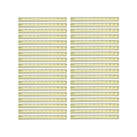 Westcott 12 Ruler Brown 36/Box 17724