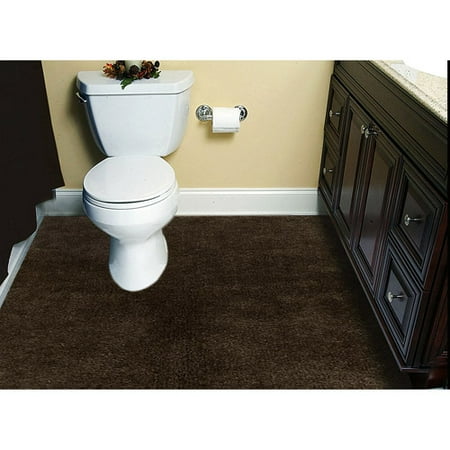Customizable 6'x8' Plush Wall-to-Wall Bathroom Carpeting