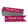 thumbnail image 1 of Inkdotpot Pack Of 50 Real Gold Foil Paper Tags Thank You For Celebrating The Bride To Be Bridal Shower Favor Hang Tags, 1 of 6