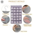 thumbnail image 6 of Luxtrada Hanging Closet Organizer with Pockets Bra Storage Dual-Sided Wall Shelf Sock Organizer Holder for Shoe Underwear Jewelry Storage Bags, 6 of 7