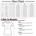 thumbnail image 3 of Pompotops Femmes Été Casual Col Rond Manches Courtes Fleur Impression en Vrac Chemise Tops Dégagement, 3 of 3