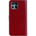 thumbnail image 6 of for iPhone 13 Pro Max Case with Credit Card Package,Glitter Bling Diamond PU Leather Wallet Phone Case with Wsrist String Flip Cover for iPhone 13 Pro Max Owl Red, 6 of 14