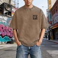 thumbnail image 6 of CONZONE Mens Vintage T-Shirts Short Sleeve Distressed T Shirts for Men Crew Neck Letter Graphic Y2K Streetwear Tee Tops, 6 of 8