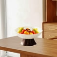 thumbnail image 6 of Fruit Bowl Modern Footed Fruit Bowl Decorative Tray ABS Material for Home Kitchen Counter Centerpiece, 6 of 9
