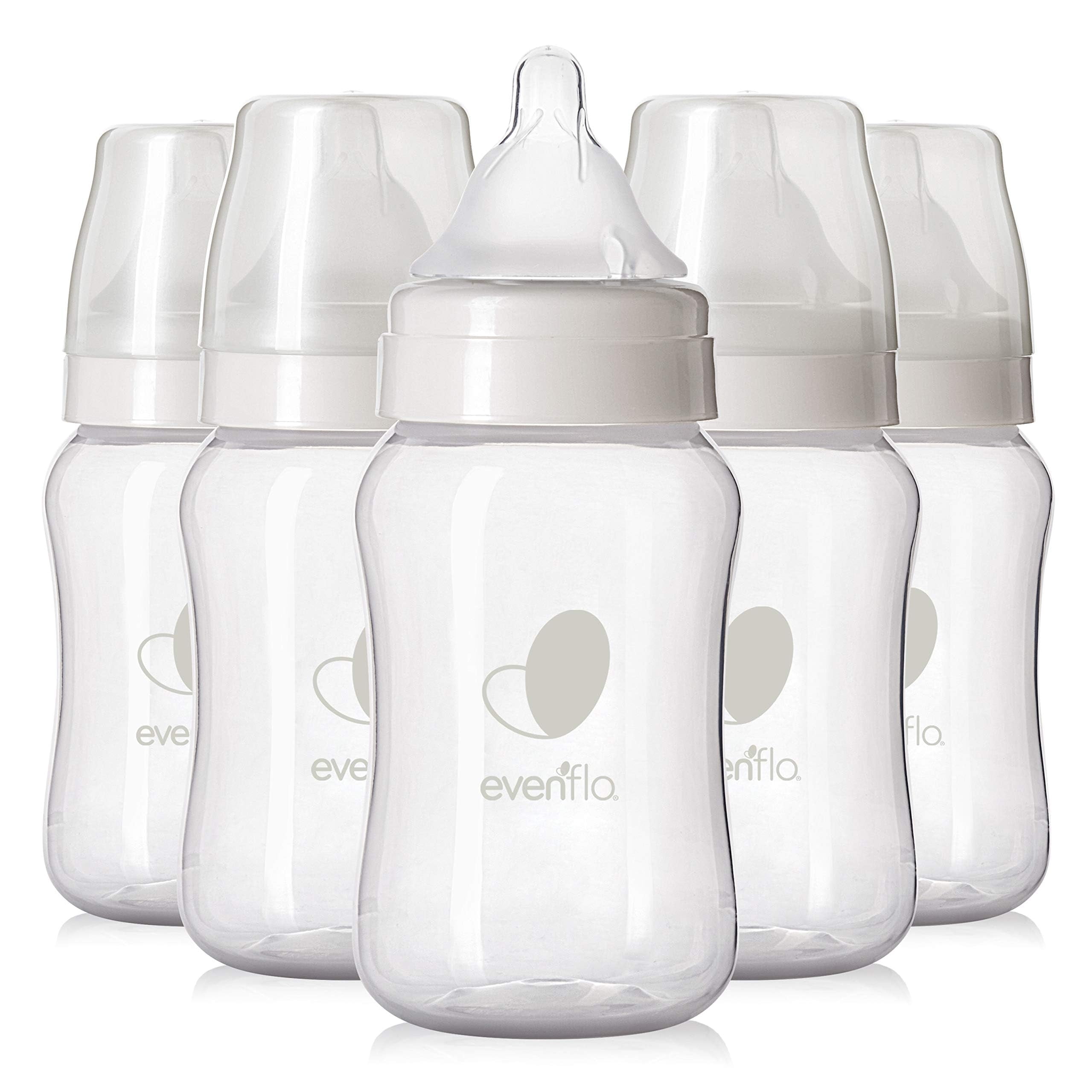 Evenflo Feeding Premium Proflo Venting Balance Plus Wide Neck Baby, Newborn and Infant Bottles - Helps Reduce Colic - 9 Ounce (Pack of 6) C24
