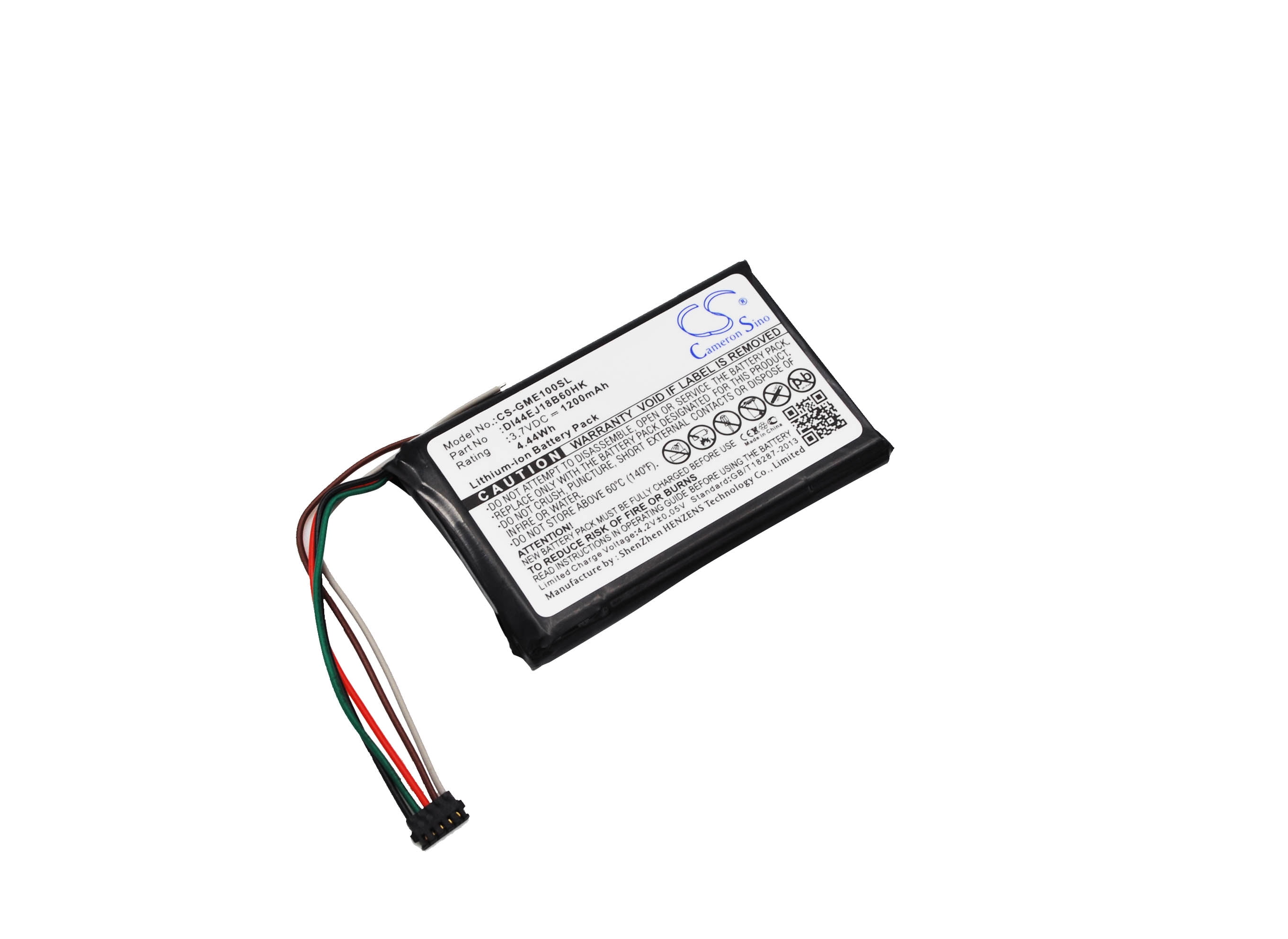 Replacement Battery For Garmin 3.7v 1200mAh / 4.44Wh GPS, Navigator