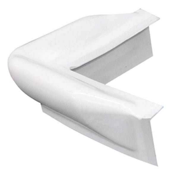 11" Solid White Outdoor Marine Dock Edge Dock Bumper Corner Dockguard