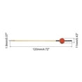 thumbnail image 2 of Uxcell Bamboo Cocktail Toothpicks Red Flat Round Drink Picks Skewer 100Pack Black Sticks, 2 of 8