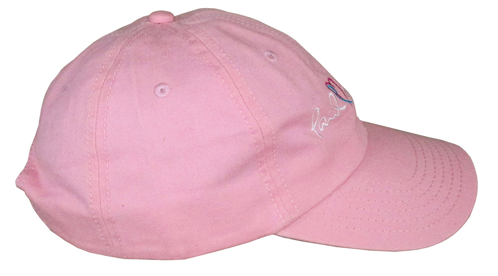 Paul McCartney Embroidered PM Heart Pink Baseball Cap Hat New Official Adult 