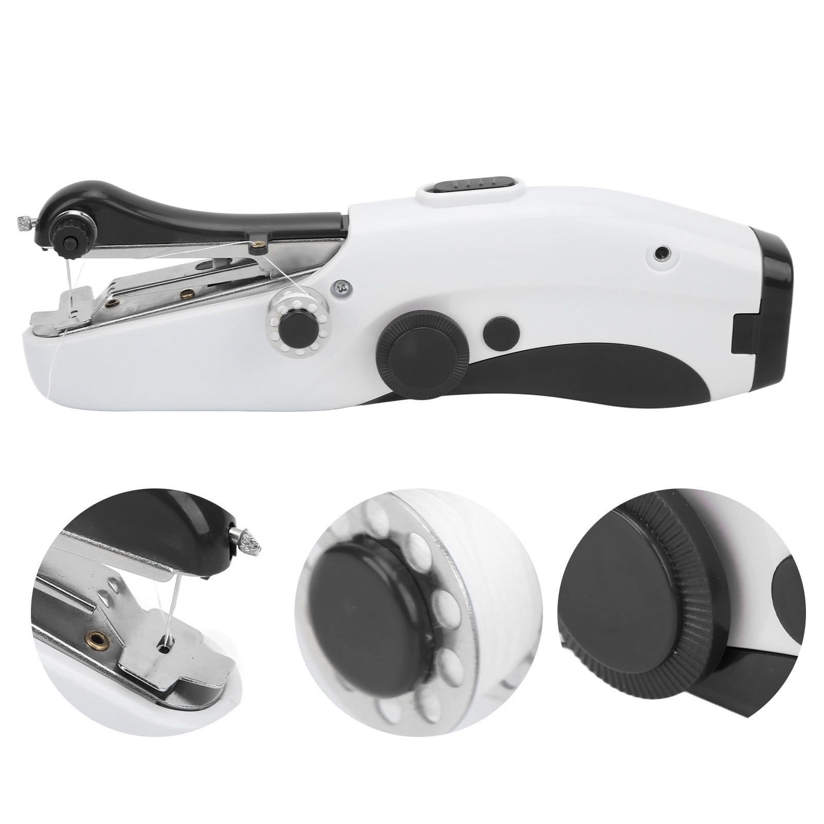 TOPINCN Handheld Portable Mini Small Home Electric Double Needle DIY