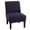 Navy, variant on SHANNA Armless Accent Chair Slipcover, Removable Stretch Spandex Jacquard Knitted Chair Covers for Hotel Dinner Living Room (Navy)