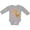 AC-Heather Grey, variant on My Cousin Loves Me Cute Giraffe Boys or Girls Long Sleeve Baby Bodysuit