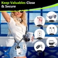 thumbnail image 5 of Azrra Adjustable Crossbody Cell Phone Lanyard for iPhone with Phone Tethers & Retractable ID Badge Card Holder, 5 of 6