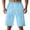 Sky Blue, variant on Men's Casual Shorts Fashionable Breathable Slim Fit Lightweight Summer Wear Comfortable Outdoor Quarter Pants Mens Shorts Basketball High Rise Pink