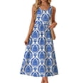 thumbnail image 3 of Fantaslook Summer Dresses for Women Sleeveless Casual Long Dress Beach Vacation Sundresses with Pockets, 3 of 10